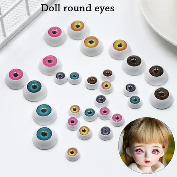 10шт 12/20 мм Защитные глаза для куклы, Забавный глаз динозавра, Разноцветные Аксессуары для изготовления кукол своими руками, игрушки для животных, подарок для девочки