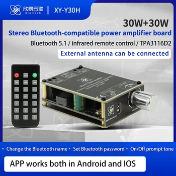 2 * 30 Вт TPA3118D2 Стерео Аудио Bluetooth Цифровой Усилитель Мощности Класса D HIFI DIY Amplificador APP