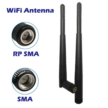 2,4 ГГц Wifi Антенна 3dbi Всенаправленная для Маршрутизатора Камеры Безопасности PCIE Card, Модема, Усилителя, Расширителя Беспроводного Диапазона Blue Tooth
