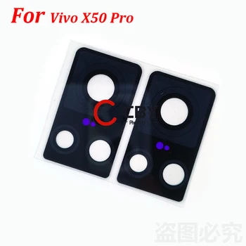 20ШТ Для Vivo X50 X60 X70 X80 Pro + Plus Стеклянная Крышка Объектива Задней Камеры с Защитной Наклейкой Запасные Части