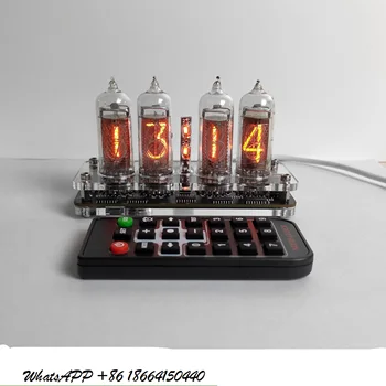 4-битные ламповые часы IN14 true glow, светящиеся часы, ретро стим-панк вакуумный ламповый панк