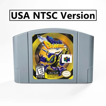 64-битный игровой картридж Buck Bumble версии USA NTSC или EUR PAL для консолей N64