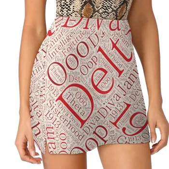Delta Diva Word Art Светонепроницаемая Брючная Юбка корейская одежда женские юбки лето 2023 женщина