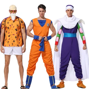 Disfraz de Goku KameSennin, Cosplay de Kame Sennin, Piccolo, monos de Anime para adultos, disfraces de Carnaval de Halloween