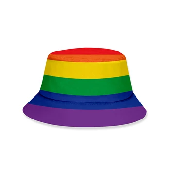 Love Is Love 2020 Новая рыбацкая шляпа ЛГБТ-кепка Для Мужчин/Женщин Хорошего качества, повседневные Летние Шляпы Унисекс, Модная Уличная ЛГБТК-кепка