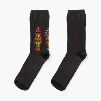 Monkey Island & x27; s Cannibals (Остров Обезьян) Носки с наклейками, компрессионные чулки, Женские рождественские носки, Носки Для женщин, Мужские