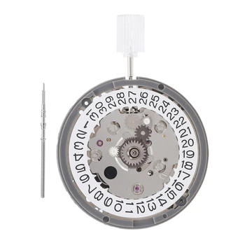 NH34 NH34A 3-значный календарь GMT, автоматический механизм, Высокоточный механизм, Аксессуары для часовых механизмов