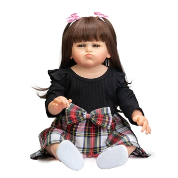 NPK 28inch Grace Огромный Размер Малыша, Уже Раскрашенная Готовая Кукла-Реборн С 3D Кожей И Видимыми Венами, Коллекционная Художественная Кукла