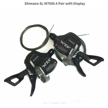 Shimano SLX SL-M7000 Shift MTB Велосипедная часть 3/2-ступенчатый 11-ступенчатый 10-ступенчатый Правый Рычаг переключения передач 30/22 секунды Левый рычаг переключения передач с Внутренним тросом