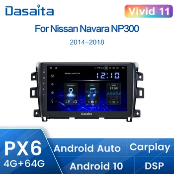 Автомобильный Мультимедийный Плеер Dasaita Android Автомобильный Стерео для Nissan Navara Авторадио 2015 2016 2017 GPS Навигация 1280*720 HD MAX10