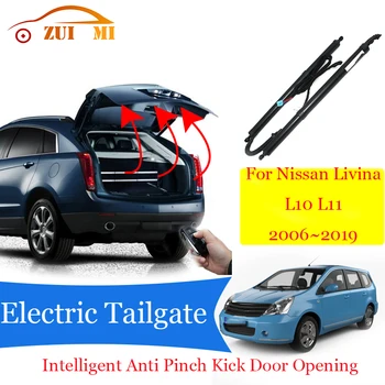 Автомобильный Подъемник багажника с электроприводом, Электрическая стойка люка, задняя дверь, автоматический привод задней двери для Nissan Livina L10 L11 2006 ~ 2019