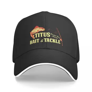 бейсбольная кепка titus bait and tackle Для гольфа, Изготовленная на заказ Кепка для вечеринок, Женская Шляпа, Мужская
