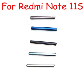 Боковая кнопка увеличения и уменьшения громкости для Xiaomi Redmi Note 11 11S 11E 11T Pro 4G 5G