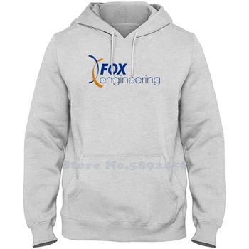 Высококачественная толстовка с логотипом Fox Engineering из 100% хлопка, новая графическая толстовка