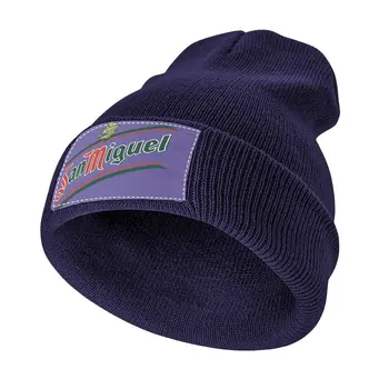 Вязаная шапка San Miguel Icon, пляжная шапка для пикника, пляжная пушистая шапка, мужские и женские шляпы