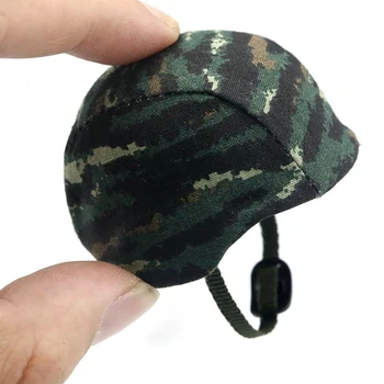 Детали модели камуфляжного шлема KADHOBBY 1/6 Soldier Three 12-дюймовая фигурка, аксессуары для головы, могут быть подарком другу
