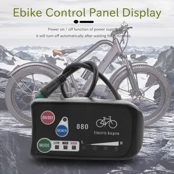 Дисплей электрического велосипеда 36V 48V Панель управления Ebike Ligent ЖК-дисплей LED880 Водонепроницаемый контроллер для KT