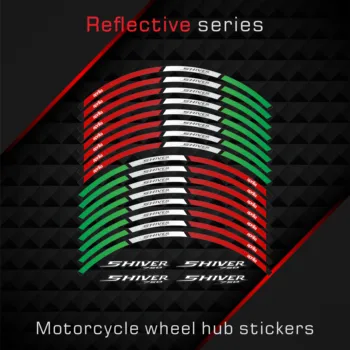 Для Aprilia Shiver 750 900, мотоциклетные детали, Контурное украшение колеса, наклейка-наклейка красного цвета