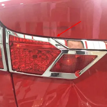 Для Honda City 2014-2017 ABS Хромированные лампы заднего фонаря Молдинги Отделка крышки автомобиля для укладки автомобильные аксессуары 4шт