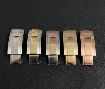 Застежка-пряжка для часов AAA Для ремешка-браслета RLX Daytona Watch, Ширина 16 мм, Замена На Вторичном рынке Из Розового Золота