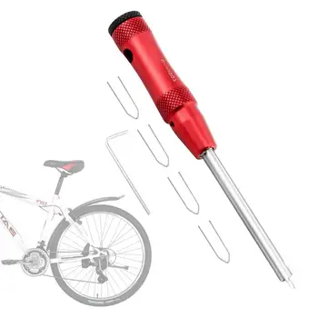 Инструмент для гаечного ключа для велосипедных спиц Инструмент для ниппеля для шоссейного велосипеда Инструменты для вставки ниппелей для спиц на ободе велосипеда Для шнуровки спиц и сборки колес