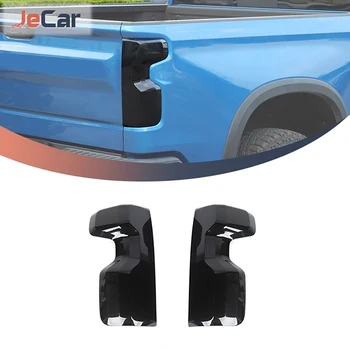 Капоты заднего фонаря из АБС-пластика JeCar, крышка заднего фонаря, Дымчато-черное украшение для Chevrolet Silverado 2022 года выпуска, Аксессуары для экстерьера автомобиля