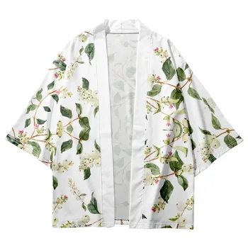 Кимоно Даосский Халат Повседневный Свободный Кардиган Рубашка Пальто Юката Традиционное Японское Нижнее Белье Домашнее Пальто Халат Пижамы Наряды