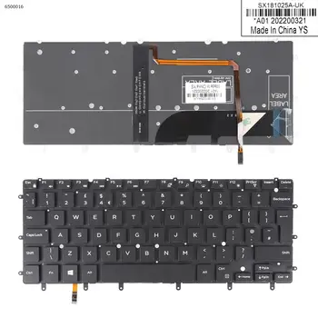 Клавиатура для ноутбука Dell Inspiron 7568 Precision 5510 5520 XPS 15 9550 9560 черного цвета с подсветкой