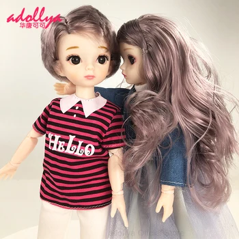 Кукла Adollya BJD с одеждой, юбкой, обувью, игрушки-куклы с подвижными суставами для мальчиков, игрушки для девочек, 30 см, шарнирный шарнир BJD / 6 кукол