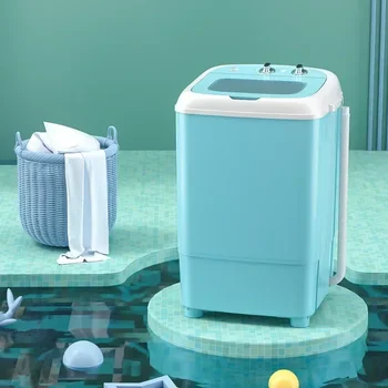 Мини-электрическая стиральная машина для дома 220 В, детские бытовые маленькие полуавтоматические щетки для обуви и стиральная машина для стирки белья двойного назначения