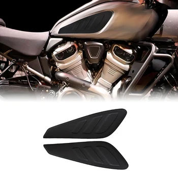 Мотоцикл Черный Резиновый Бак Комплект Наколенников Для Harley Pan America PA1250 2020-2021 2022