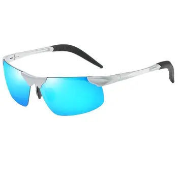 Мужские алюминиевые поляризованные солнцезащитные очки-728