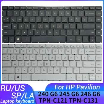 НОВАЯ клавиатура для ноутбука HP Pavilion 240 G6 245 G6 246 G6 TPN-C121 TPN-C131 Русский/американский/латинский/испанский