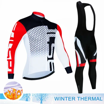 Новый зимний велосипедный комплект 2023 года, Спортивная одежда из термо-флиса для велосипедной команды, спортивный костюм из джерси Racing Pro для мужчин, Ropa Ciclismo