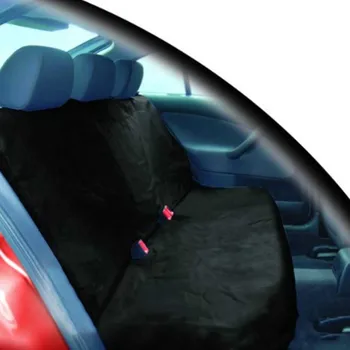 Подушка спереди и сзади из полиэстера, автоаксессуары, Моющийся чехол для автокресла, сверхпрочный Универсальный пылезащитный водонепроницаемый протектор, черный