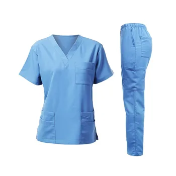Спецодежда медицинская униформа одежда для женщин униформа костюм медсестры Хирургический костюм скрабы наборы аксессуары для медсестер скрабы для врачей