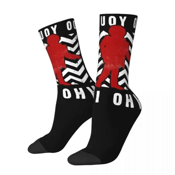 Твин Пикс, Надпись на руке, потертый логотип, Тематический дизайн, Носки, Аксессуары для мужчин, Женские дышащие носки