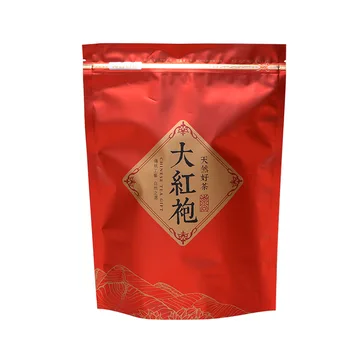 Толстый Чайный Пакетик Da Hong Pao Oolong Tea Bag С Герметичной Застежкой-молнией, Самоуплотняющийся, Самонесущий, БЕЗ Упаковочного Пакета