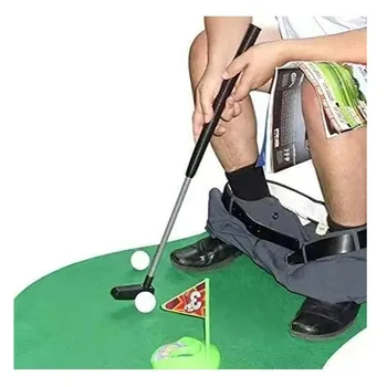 Туалетный мини-набор для гольфа, развлечения, спортивные игрушки, аксессуары для симулятора гольфа