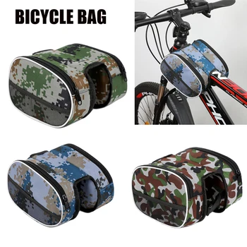 Универсальная велосипедная сумка Сумка на переднюю балку Сумка для мобильного телефона для горного велосипеда Верхняя Трубка Седло Велосипедная сумка Аксессуары для Велосипеда