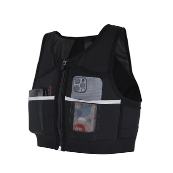 Универсальный жилет для марафона по пересеченной местности, сумки, эластичный нагрудный карман для бега, дышащая куртка для занятий спортом на открытом воздухе, небольшой предмет