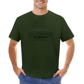 Футболка Jack's Fishing Derby, летний топ, футболки с графическим рисунком, мужские футболки для тренировок