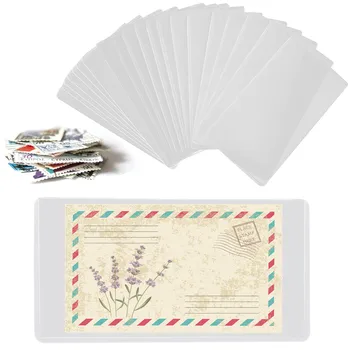 Футляр для карточек Защитный Прозрачный 20ШТ Футляр для медицинских карт, карточка из ПВХ, бумага для сертификатов для офиса и канцелярских принадлежностей, набор держателей