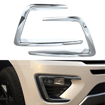 Хромированная наклейка на крышку переднего противотуманного фонаря для Ford Expedition 2018 2019 2020 Автомобильные Аксессуары
