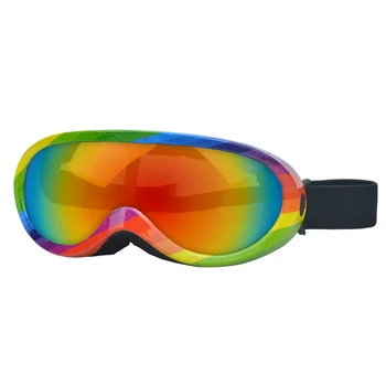 Цветные Спортивные солнцезащитные очки 2022, мужские лыжные очки с защитой от ультрафиолета, уличные очки в оправе из ТПУ, очки для сноуборда, Снежные очки