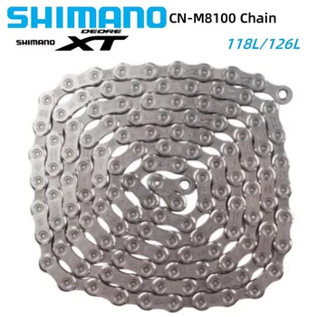 Цепь Shimano Deore XT Серии M8100 CN-M8100 12 Скоростей 12S 118L/126L Для Горного Велосипеда MTB Запчасти Для Верховой Езды Оригинал Shimano