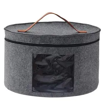Чехол для дорожной шляпы, большая вместительная и складная шляпная коробка, пылезащитная сумка для хранения шляп с видимым прозрачным окошком для путешествий