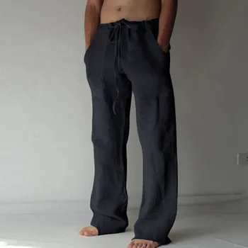 Широкие джинсы мужские в стиле хип-хоп, джинсовые брюки с граффити, мужские/женские свободные расклешенные джинсовые брюки с карманом на шнурке